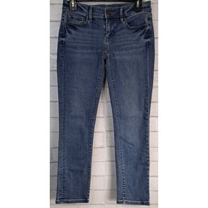 Loft Outlet Cropped Jeans Women's Size 00P Petite Modern Cuffed Crop Denim